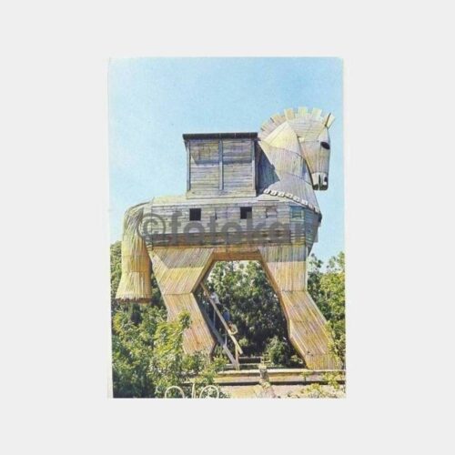 Çanakkale Truva Troya Atı Kartpostal