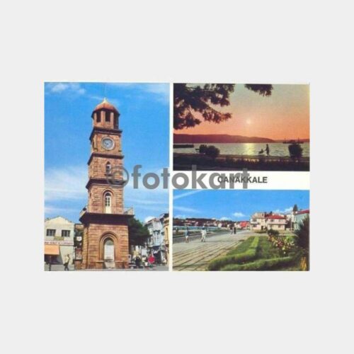 Çanakkale 3 Değişik Görünüş Kartpostal