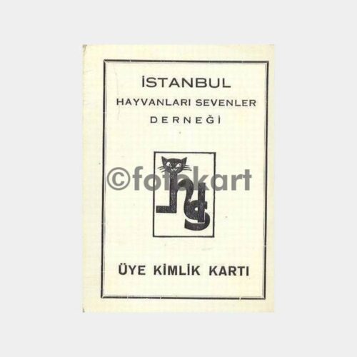 İstanbul Hayvanları Sevenler Derneği Üye Kartı