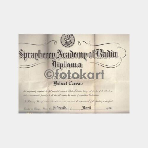 1952 ABD Yabancı Diploma