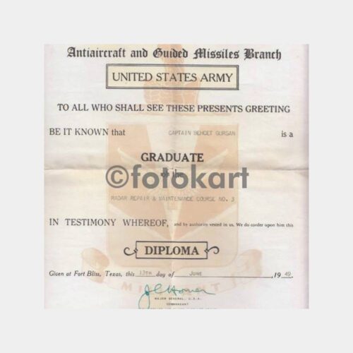 1949 ABD Yabancı Diploma