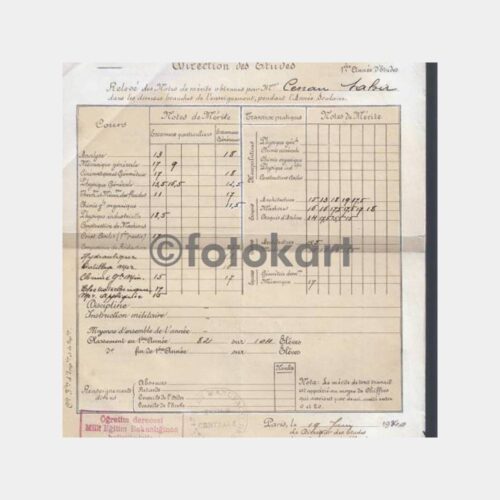 1937-1939 3 Adet Yabancı Diploma - Görsel 2