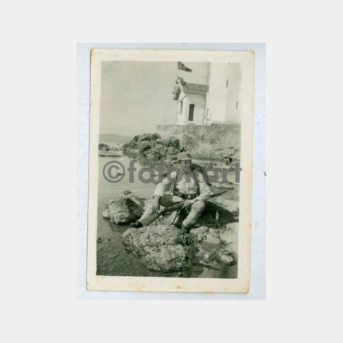 1934 Fenerbahçe Feneri Önünde Asker Fotoğraf