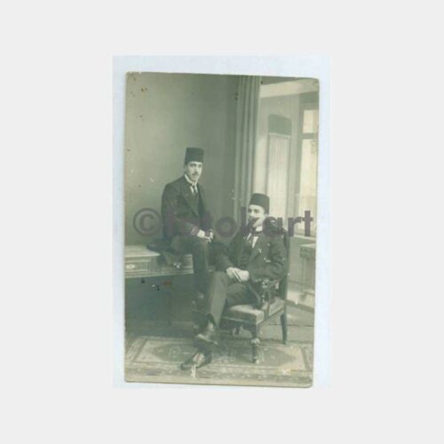 1920 Fesli Baylar Stüdyo Fotoğraf