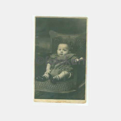 1926 Çocuk Giysileri Bebek Stüdyo Fotoğraf