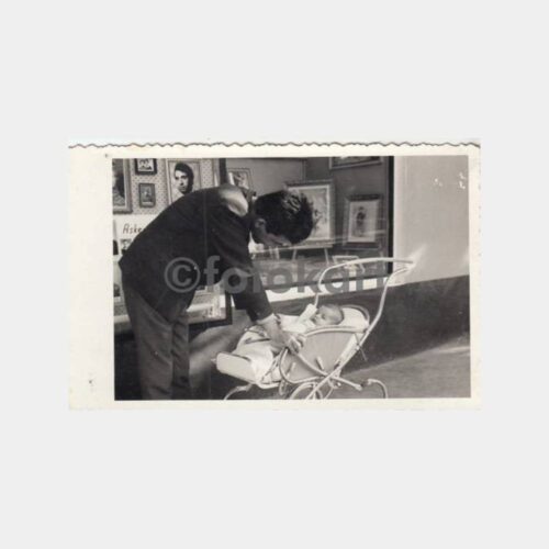 1968 Gölcük Bebek Arabası Çocuk Fotoğraf
