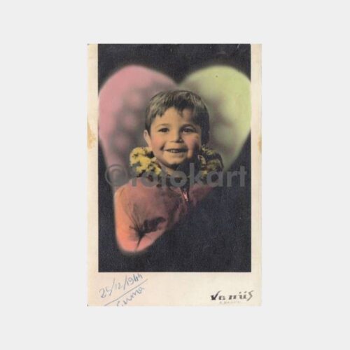 1966 Gölcük Foto Venüs Stüdyosu Çocuk Fotoğraf