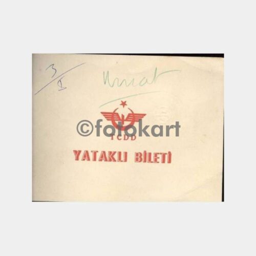1973 Ankara-Haydarpaşa Yataklı Tren Bileti