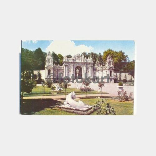 Dolmabahçe Sarayı İşlemeli Kapısı Kartpostal