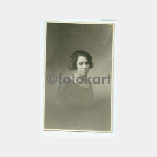 1930 Kadıköy Foto Servanis Kadın Portre Fotoğraf