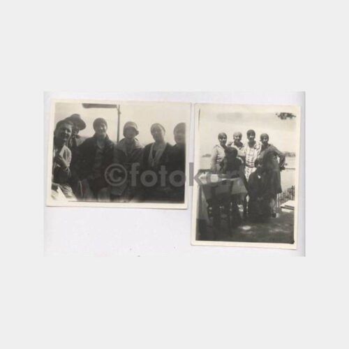 1930 Kadıköy Gezinti Aile Görünüş 2 Adet Fotoğraf