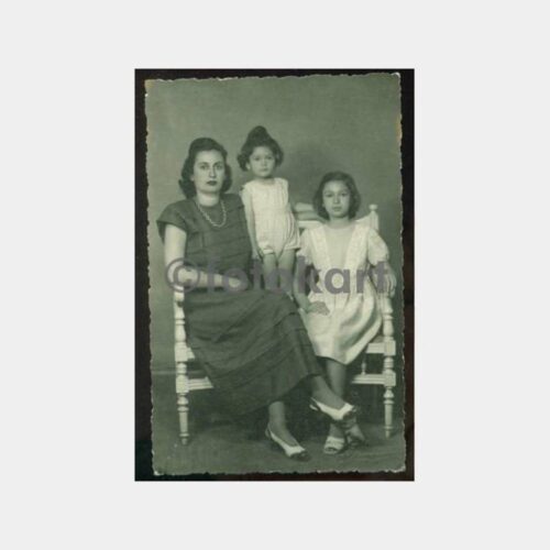 1930 Kadıköy Foto Servanis Kız Çocuk Fotoğraf
