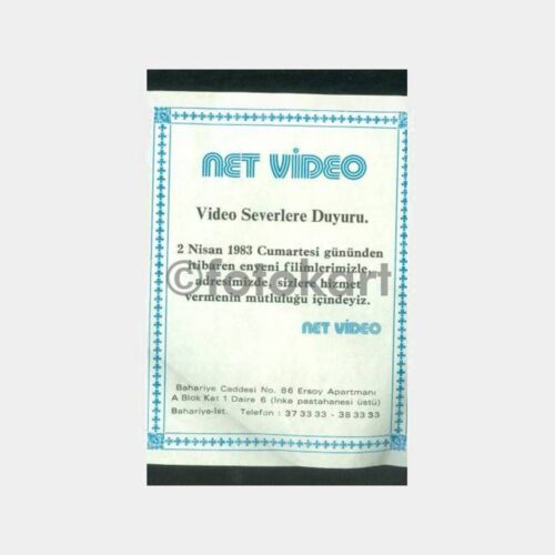 1983 Kadıköy Net Video Broşürü