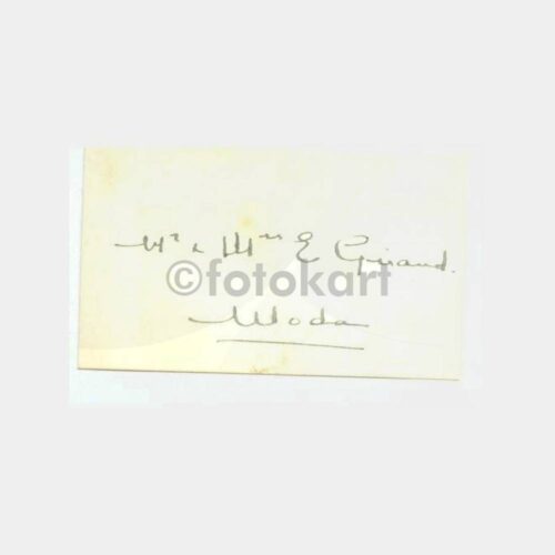1945 Kadıköy Moda Giraud Ailesi Kartvizit