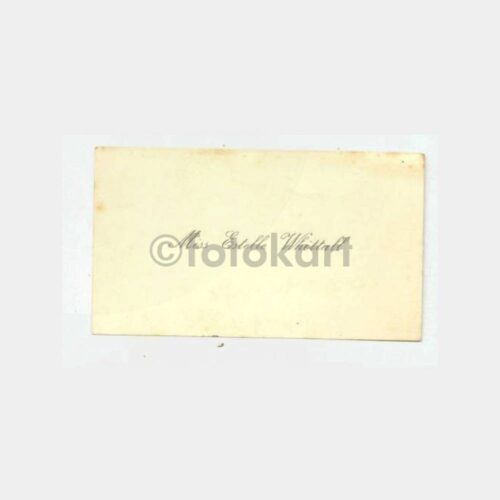 1945 Kadıköy Moda Whittall Ailesi Kartı