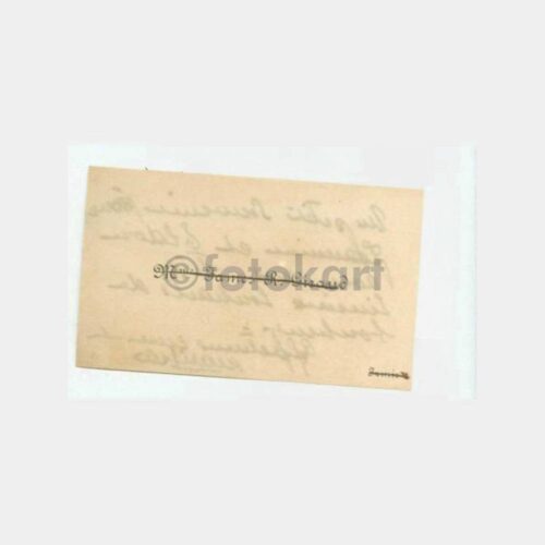 1945 Kadıköy Moda Giraud Ailesi Kartı
