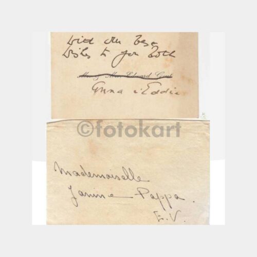 1945 Moda Kadıköy Whittall Ailesi Kartvizit-Tebrik Kartları - Görsel 2