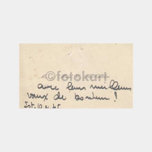 1945 Moda Kadıköy Whittall Ailesi Kartvizit-Tebrik Kartları - Görsel 3