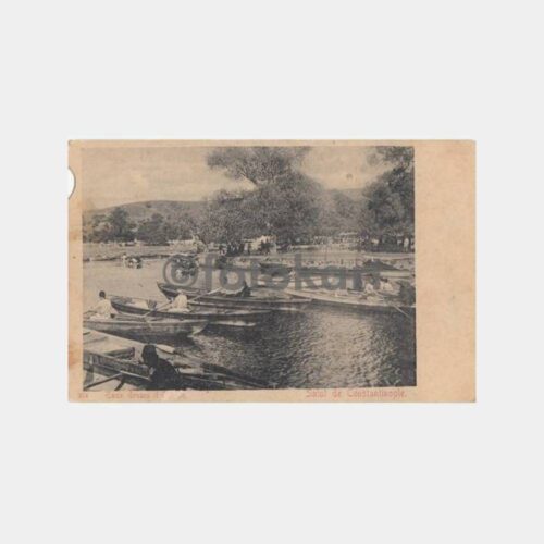 1920 Kağıthane Mesiresi Tatlı Sular Kartpostal