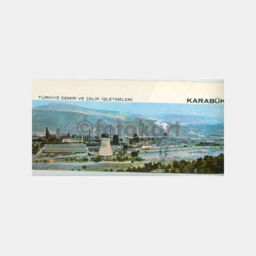 1970 Karabük Demir Çelik Fabrikası Tebrik Kartı