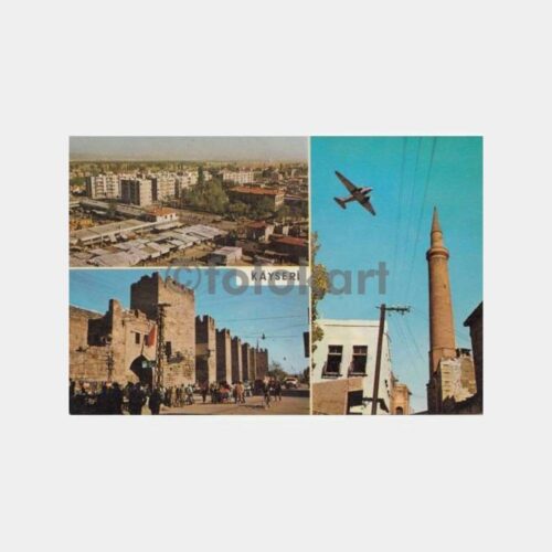 1975 Kayseri Uçak Görünüş Kartpostal