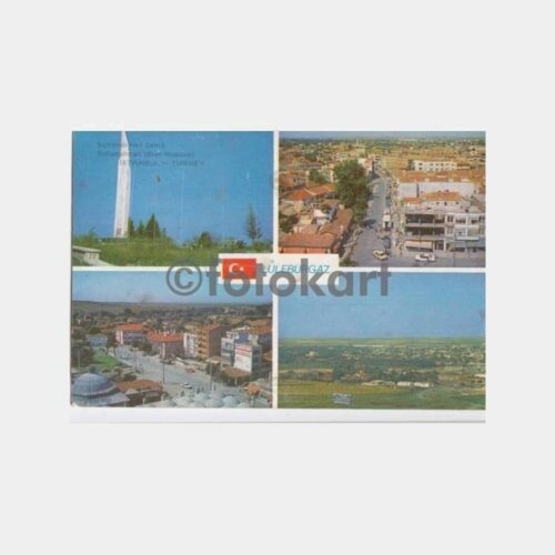 1978 Lüleburgaz 4 Görünüş Kartpostal