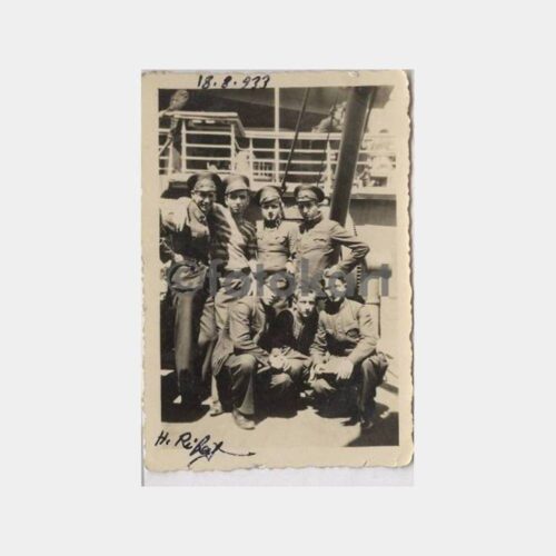 1933 Mersin Vapurunda Askeri Öğrenciler Fotoğraf