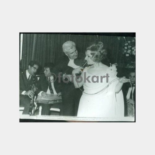 Türk Sanat Musikisi Tülin Korman-Cahit Peksayar 2 Adet Fotoğraf