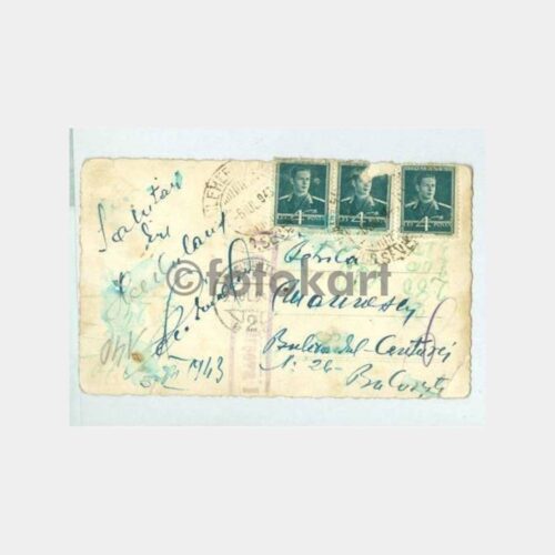 1943 Romanya Baile Herculane Görünüş Kartpostal - Görsel 2
