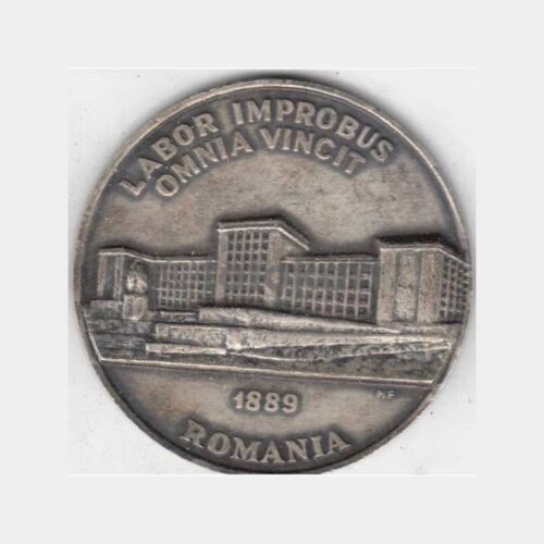 1889 Romanya Labor Yazılı Madalya