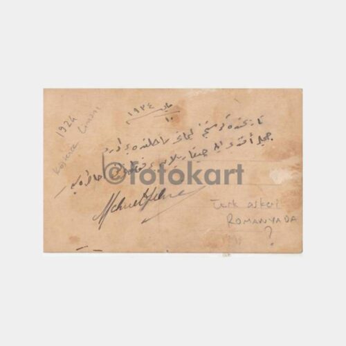 1924 Askerler Romanya Köstence Limanında Fotoğraf - Görsel 2
