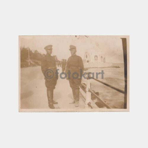 1924 Askerler Romanya Köstence Limanında Fotoğraf