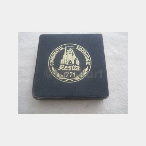 Romanya -Özel Kutusunda- Reşita Döküm Çelik Madalyası - Görsel 3