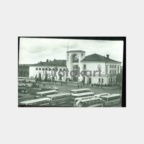 1972 Rusya Moskova Otobüsler Konulu Kartpostal