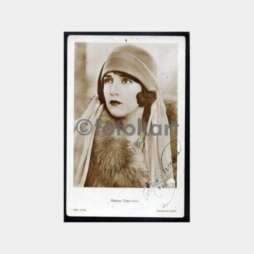 1936 Bebe Daniels Yabancı Sinema Sanatçısı Kartpostal
