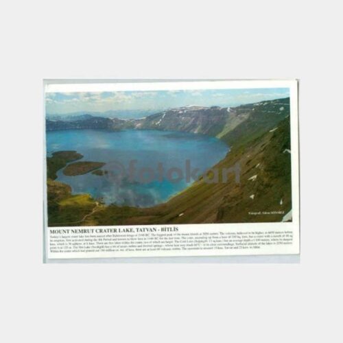 1997 Nemrut Bitlis Tatvan Krater Gölü Kartpostal