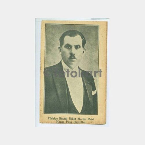 1933 TBMM Reisi Kazım Paşa Hazretleri Kartpostal