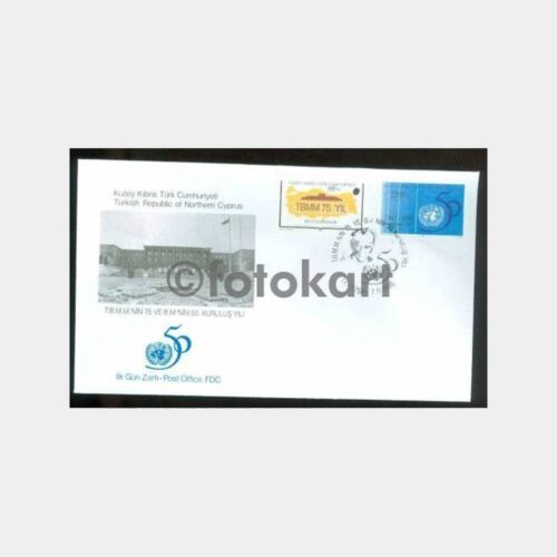 1995 KKTC - TBMM 75.Yıl BM 50. Yıl FDC