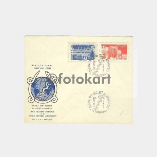 1957 Dünya Tıp Birliği 11. Kongresi FDC