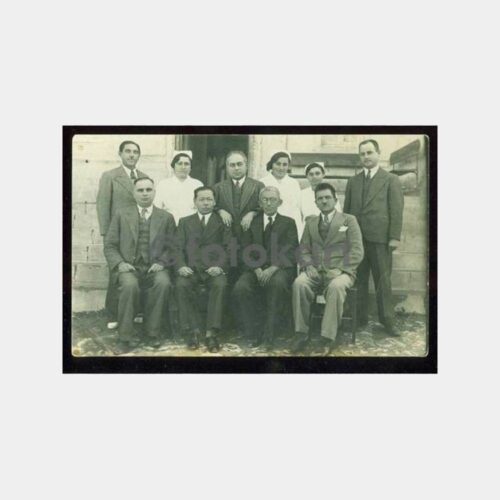 1935 Hemşire ve Doktor Grup Fotoğraf