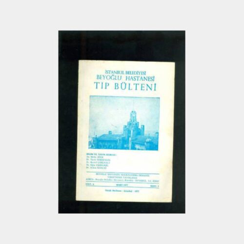 1977 Beyoğlu Hastanesi Tıp Bülteni