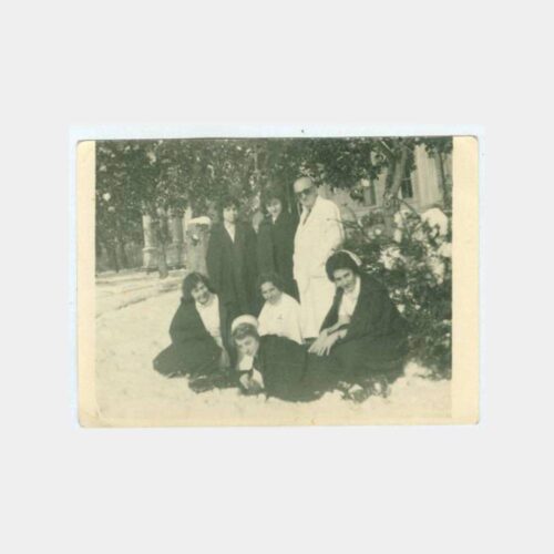 1950 Doktor ve Hemşire Grup Fotoğraf