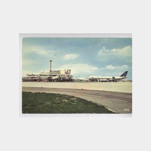 1976 Belçika Havalimanı Uçak Sabena Kartı