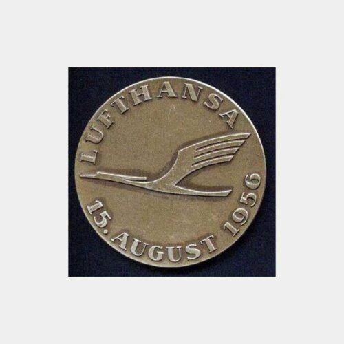 1956 Lufthansa Uçak Alman Madalyonu