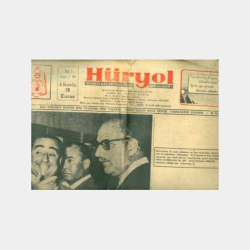 1962 İzmir Ülkücü Hüryol Gazetesi