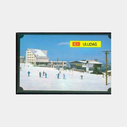 1996 Uludağ Turistik Damgalı Kartpostal