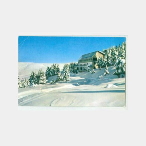 1963 Uludağ Turistik Posta Kartpostal