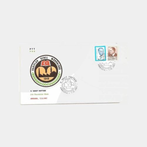 1987 5. Vakıf Haftası FDC