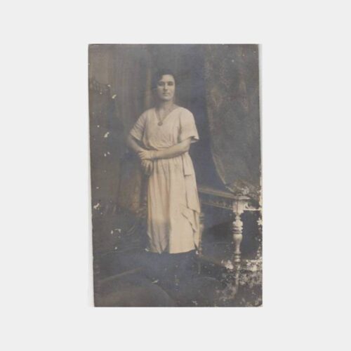 1900 Glykeas Fils Kadın Yunan Stüdyo Fotoğraf