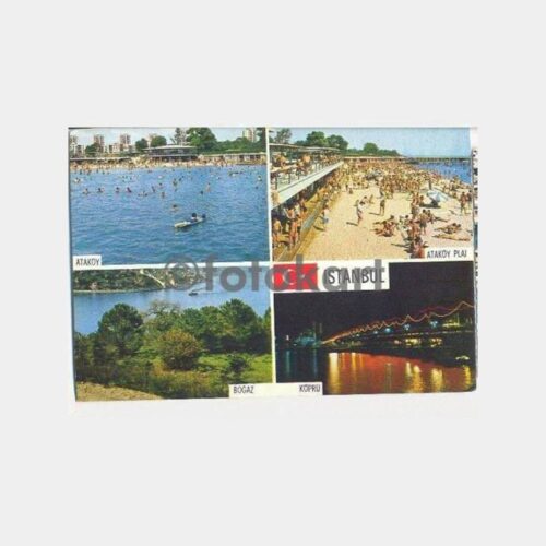 İstanbul Ataköy 4 Değişik Görünüş Kartpostal
